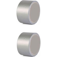 Odea Tr Evi Tamir Bandı Gri 5cm x 10METRE Lif Takviyeli Genel Amaçlı Güçlü Tamir Bantı Duct Tape 50MM Sızdırmaz Güçlü Çok Amaçlı Çatı Boru Tamir Dayanıklı Repair Tape (2 Adet 5CMX10MT Tamir Bandı)