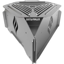 Odea Tr Barbekü Izgara Seti | Paslanmaz Çelikli Barbekü Izgarası, Taşınabilir, Anında Katlanabilir, Taşıma Çantalı, Dış Mekan, , Ateşi Için (Katlanır Barbekü)