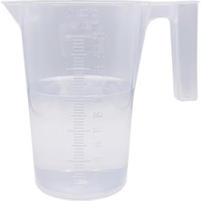 Odea Tr Plastik Kulplu Ölçü Kabı Beher, 500 Ml, Şeffaf