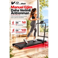Odea Tr V-Fıt By Voit Origami Compact Koşu Bandı Ev Tipi Katlanabilir Yürüyüş Bandı | 750W Energy Saver Motor, 1-10 Km/s, LED Ekran, Uzaktan Kumanda