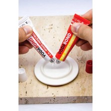 Odea Tr 2k Güçlü Epoksi Yapıştırıcı Metal Plastik Cam Dekoratif Işler Için Cam Yapıştırıcı 15+15 gr