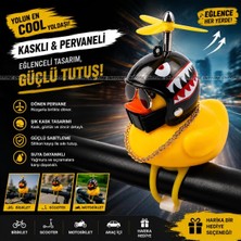 Odea Tr Motosiklet, Bisiklet, Scooter, Araba Uyumlu Kaskılı Ordek Gidon Tutucu, Sarı, Model S-Kp
