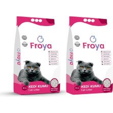 Odea Tr Bebek Pudralı Topaklanan Bentonit Kedi Kumu, 10L x 2