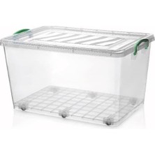 Odea Tr Çok Amaçlı Tekerlekli Kilitli Saklama Kabı 50 Litre