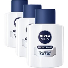 Odea Tr Men Erkek Protect&care Nemlendirici Tıraş Sonrası Balsam 100 Ml, Hızlı Emilir, Nemlendirici,aloe Vera (3 Paketi)