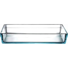 Odea Tr Paşabahçe Borcam Dikdörtgen Fırın Kabı, 4350 Cc, 36,7 x 25,7 Cm, Şeffaf