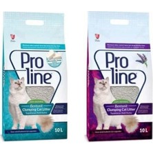Odea Tr Pro Line Lavanta Kokulu ve Marsilya Sabunlu Bentonit Kedi Kumu 10 Lt x 2