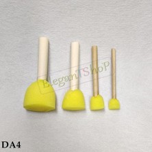 Odea Tr Sünger, Ponpon, Tampon Fırça Seti Da4-4lü Set