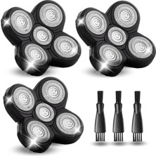 Odea Tr Freebird Kafa Tıraş Makinesi Için Tıraş Makinesi Yedek Bıçakları, Kel Erkekler Için 5 Bıçaklı Tıraş Makinesi Kafaları, Özgürlük Tımarı, Freebird Yedek Bıçaklar, Baş ve Yüz Elektrikli Tıraş Makinesi