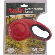Odea Tr Company Of Animals Halti Köpekler Için Otomatik Makaralı Tasma Kayışı, M Boy Kırmızı 3 M