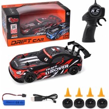 Odea Tr Uzaktan Kumandalı Full Fonksiyon 1:24 Şarjlı 4x4 Drift Araba, Kumandalı Rc Yarış ve Off Road Oyuncak Araç, Çocuklar Için Şarjlı Drift Araba SYR-666-854 (Kırmızı)