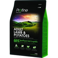 Odea Tr Adult Lamb Az Tahıllı Hipoalerjenik Kuzu Etli Patatesli Yetişkin Köpek Maması 3 kg