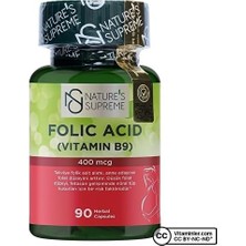 Odea Tr Folic Acid 400 Mcg 90 Kapsül Aromasız Renkli