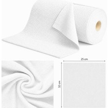 Odea Tr (20'li RULO)%100 Mikrofiber Temizlik Bezi 25X32 Büyük Ebat 4xl Kopar Kullan Çok Amaçlı - 4 Renk
