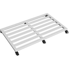 Odea Tr Tekerlekli Saksı Tepsisi - Saksı ve Akvaryum Için Sağlam Arabası, Kolay Hareketlilik ve Çok Yönlü Kullanım Için Çıkarılabilir Metal Destekli Büyük 60 x 80 cm