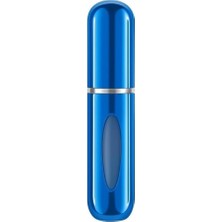 Odea Tr Mini Doldurulabilir Parfüm Şişesi – Taşınabilir Seyahat Boy Atomizer Cep Sprey Seti, Pompalı Dolum Kabı, Kompakt, Sızdırmaz ve Dayanıklı Tasarım (Modern, Lacivert)