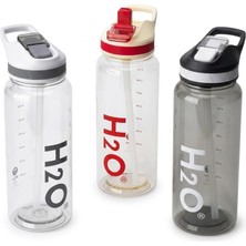 Odea Tr Tritan Matara 1 L, Kırılmaz Pipetli Suluk, Tek Dokunuşla Açılan Kapak, Taşıma Kulpu ve Ölçü Göstergesi, Asorti Renk