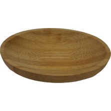 Odea Tr Oval Bambu Servis Tabağı, 10X6,5X2 Cm, Kahverengi