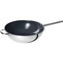Odea Tr 365+ Wok Tava, Yapışmaz Kaplama-Paslanmaz Çelik Yapışmaz Kaplama-Paslanmaz Çelik 32 cm