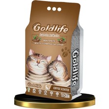 Odea Tr Goldlife Kahve Kokulu Ince Taneli Topaklaşan Bentonit Kedi Kumu, 10 Lt