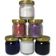 Odea Tr 6'li Epoksi Pigment Boya Seti/epoksi Için/ 3 Adet Toz Sedefli - 3 Adet Sıvı Opak-Transparan