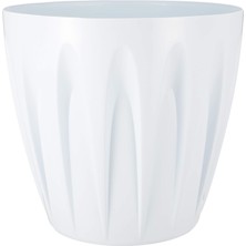 Odea Tr P007 Papatya Saksı Tabaklı 45CM, 46 Litre Beyaz