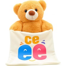 Odea Tr Özgüner Oyuncak Ce-Ee Yapan Hareketli Peluş Ayı - Türkçe Konuşan ve Saklambaç Oynayan Eğitici Bebek Oyuncağı - Uyku Arkadaşı