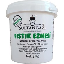 Odea Tr Şekersiz Katkısız Fıstık EZMESI%100 Yer Fıstığı 2kg