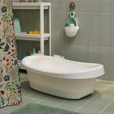 Odea Tr Bebek Küveti, 71X43X20 Cm, Beyaz-Yeşil, Kaymaz Tabanı