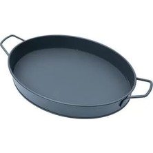 Odea Tr Oval Tepsi Büyük Boy Siyah