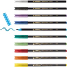 Odea Tr 1340 Simli Fırça Uçlu Keçeli Kalem 10'lu Set