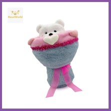 Bezos Sevgi Buketi Peluş Ayıcıklı Peluş Çiçek Buketi 40 cm Bzoshb