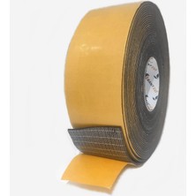 Odea Tr Evi Kauçuk Bant 3mm x 15MT Siyah Izolasyon Bandı, Kendinden Yapışkanlı Kauçuk Yalıtım Süngeri, Araç Oto Ses Isı Yalıtım Bandı Köpüğü (7.5cm x 15MT, 3mm Kalınlıkta Kauçuk Bant 75MM)