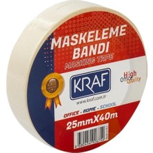 Odea Tr Maskeleme Bandı, 25MM x 40M, Beyaz