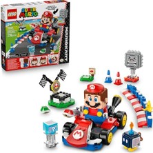 Mythriva LEGO Super Mario: Mario Kart – Interaktif LEGO Mario ve Standard Kart 72043 – 7+ Için Figürlü Yaratıcı Oyuncak Yapım Seti (278P)