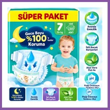 Bezos Aktif Bebek Süper Paket Bebek Bezi 7 Beden 30 Adet Bzoshb