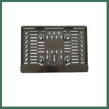 Bezos Çıtalı Kare Plastik Plakalık Motosiklet Plaka Altlığı 25X16CM Bss