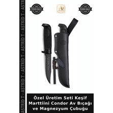 Özel Üretim Seti Keşif Marttiini Condor Av Bıçağı ve Magnezyum Çubuğu