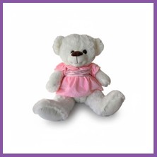 Bezos PL50149 40 cm Elbiseli Ayı Oyuncak Peluş (Adet Fiyatıdır) Bzoshb