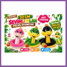 Bezos PL62427 32 cm Sevimli Yılan Peluş Oyuncak (Adet Fiyatıdır) Bzoshb