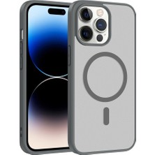 Maks Technology iPhone 13 Pro Kılıf Magsafe Kamera Korumalı Mat Parmak Izi Tutmayan Maks