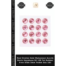 Özel Üretim Hobi Malzemesi Avcılık Deniz Hayabusa Se 138 Tai Rubber Free Slide 5mm Yedek Göz 16LI