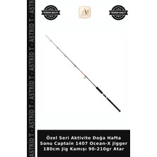 Özel Seri Aktivite Doğa Hafta Sonu Captain 1407 Ocean-X Jigger 180CM Jig Kamışı 90-210GR Atar