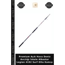 Premium Açık Hava Deniz Avcılığı Iskele Albastar Legion 4192 Surf Olta Kamışı