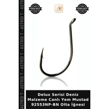 Delux Serisi Deniz Malzeme Canlı Yem Mustad 92553NP-BN Olta Iğnesi
