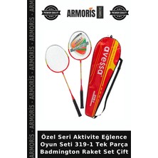 Armoris Özel Seri Aktivite Eğlence Oyun Seti 319-1 Tek Parça Badmington Raket Set Çift