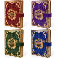 Magicool Özel Tasarım Şifreli Deri Defter  ALK3953
