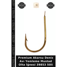 Premium Akarsu Deniz Avı Yemleme Mustad Olta Iğnesi 39853 50LI