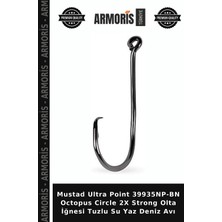 Armoris Mustad Ultra Point 39935NP-BN Octopus Circle 2x Strong Olta Iğnesi Tuzlu Su Yaz Deniz Avı