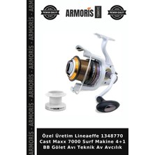 Armoris Özel Üretim Lineaeffe 1348770 Cast Maxx 7000 Surf Makine 4+1 Bb Gölet Avı Teknik Av Avcılık